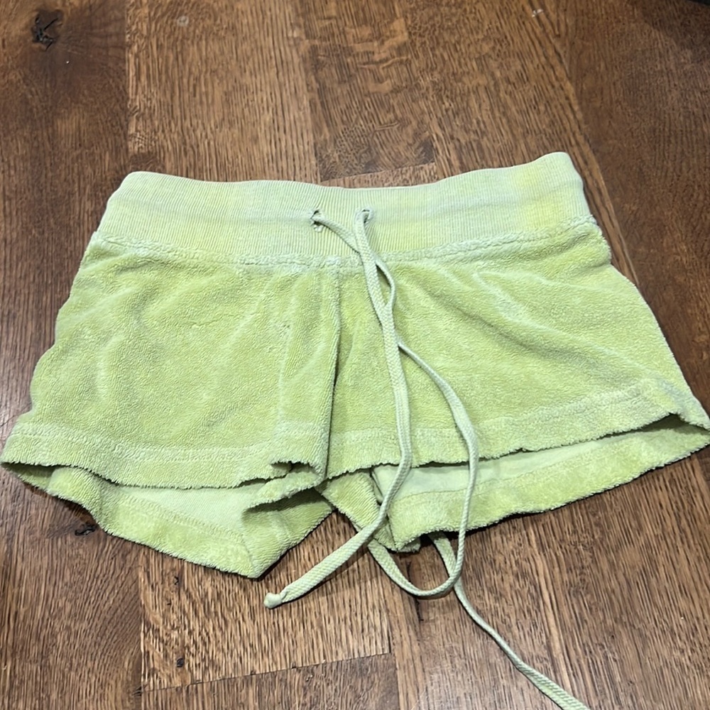 Girls Hard Tail Green Shorts Size Medium